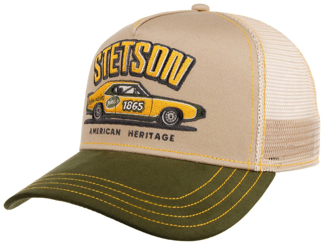 Stetson Trucker Snapback Cap Racing mit Netzeinsatz