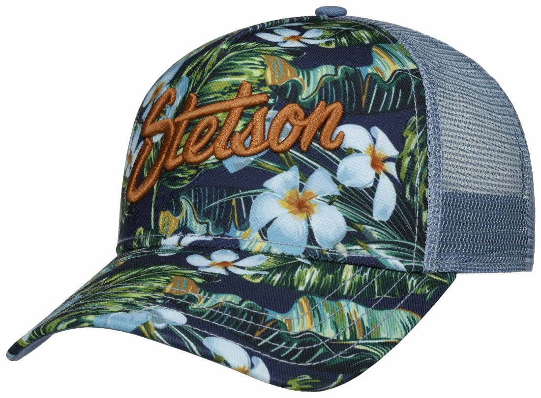 Stetson Hawaii Flower Print Trucker Cap mit Stickerei