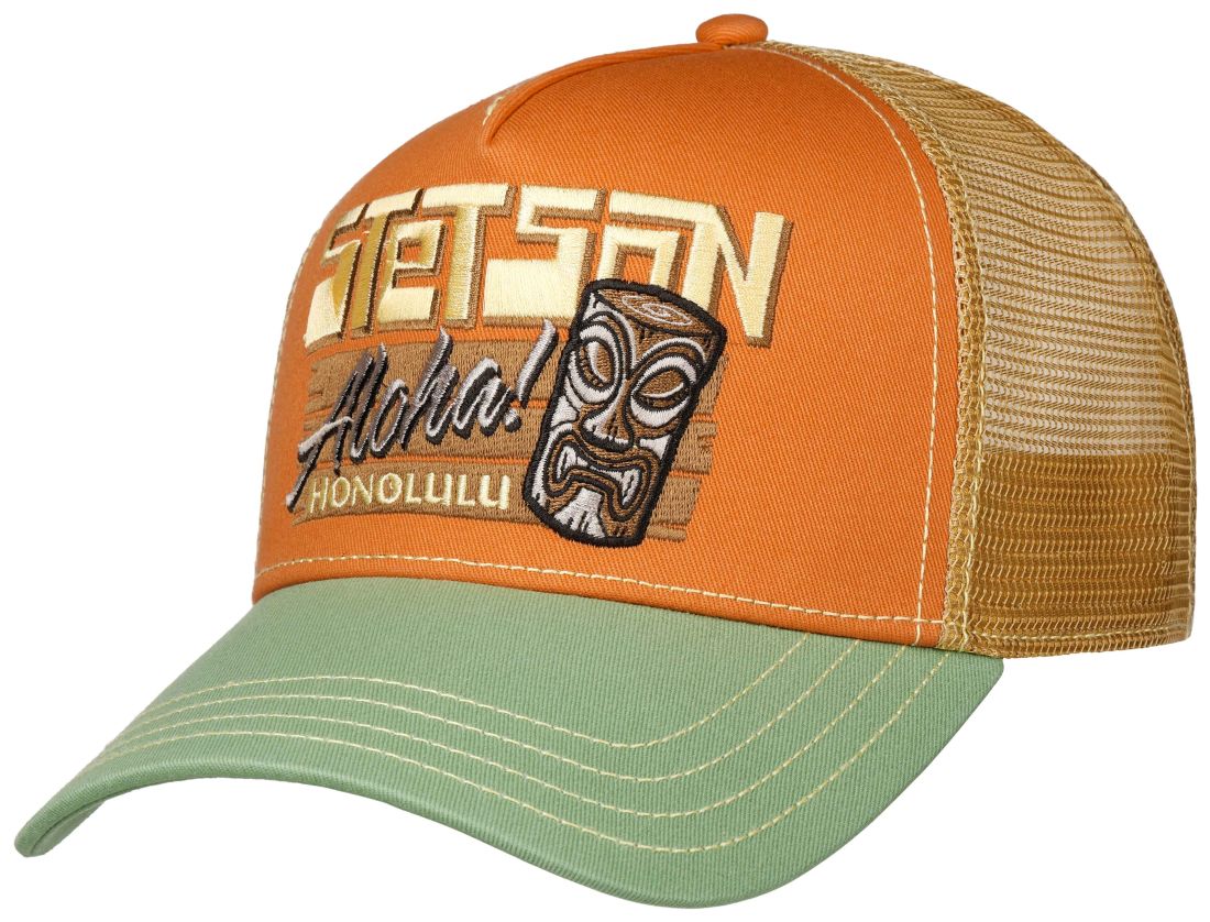 Stetson Honolulu Trucker Cap mit Snapback-Verschluss