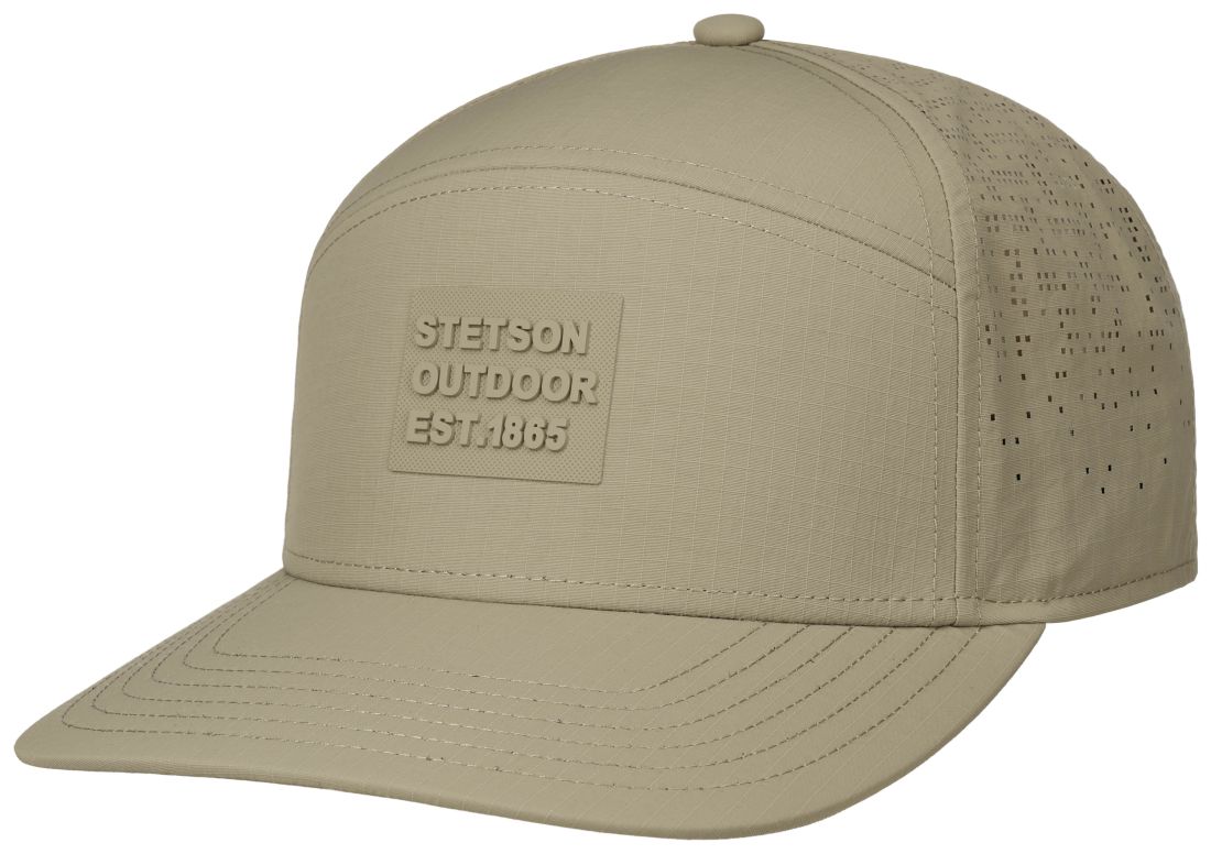 Stetson Outdoor Cap mit Metalschnalle und Lochdesign