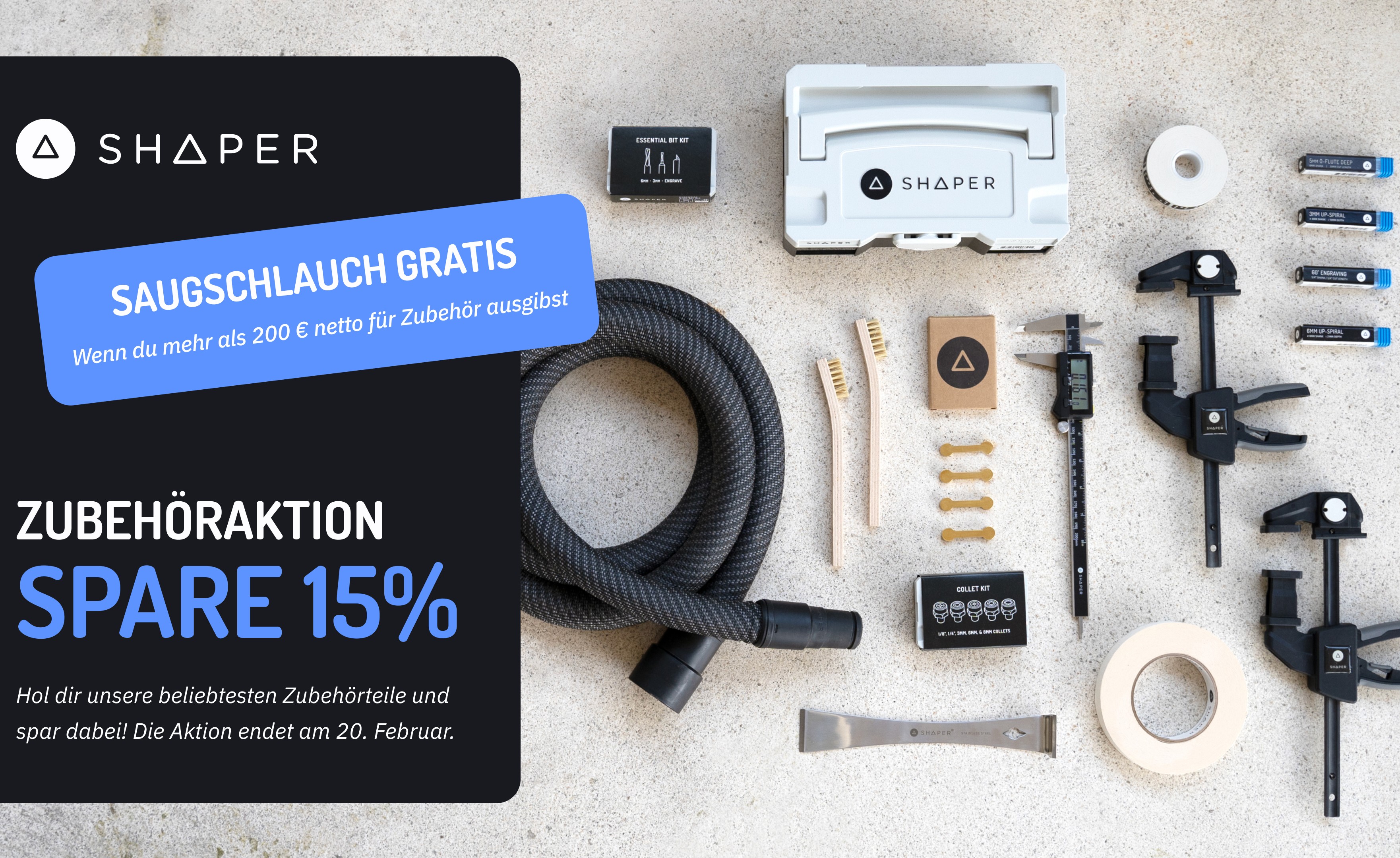 Shaper Zubehöraktion Shaper Zubehöraktion