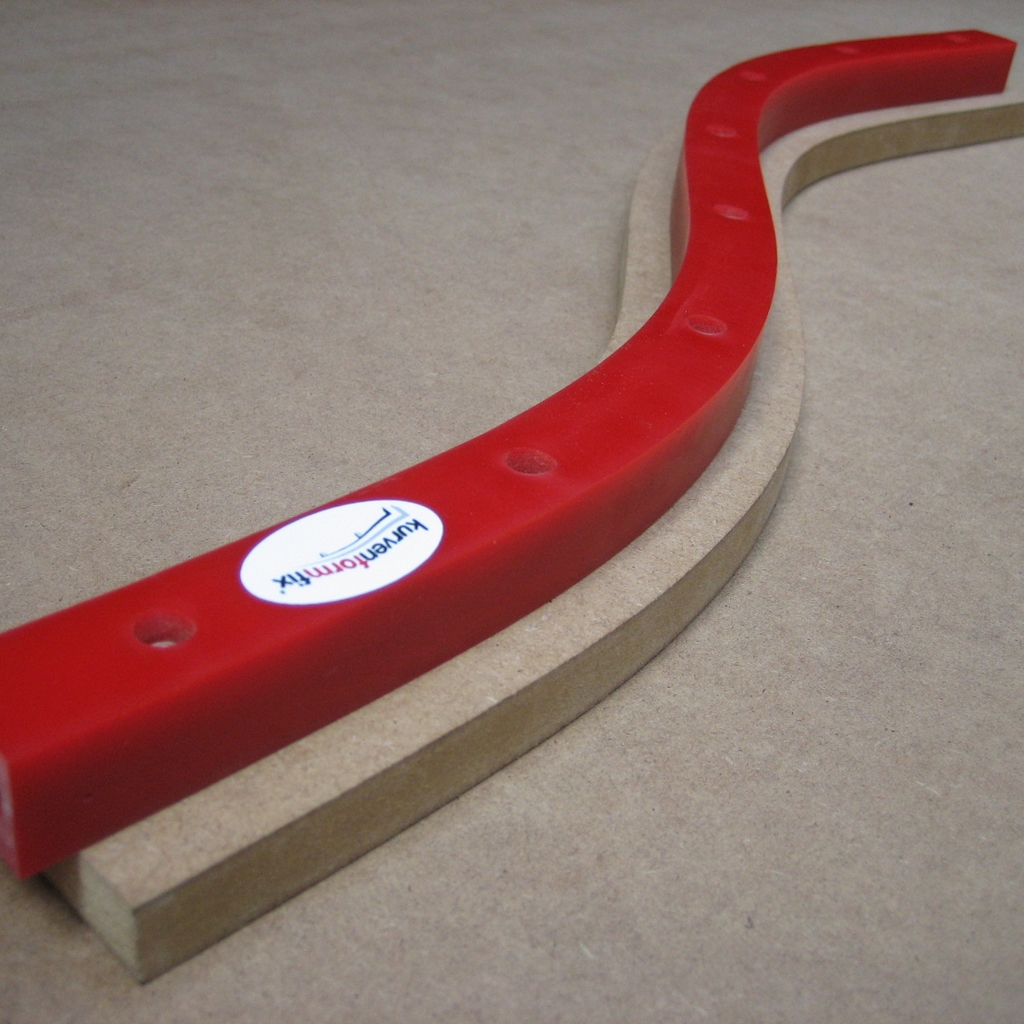 Protus Kurvenlineal Fräslineal Kurvenfrässchablone Kurvenformfix 850 mm 16 x 16 Protus Kurvenlineal Fräslineal Kurvenfrässchablone Kurvenformfix 850 mm 16 x 16