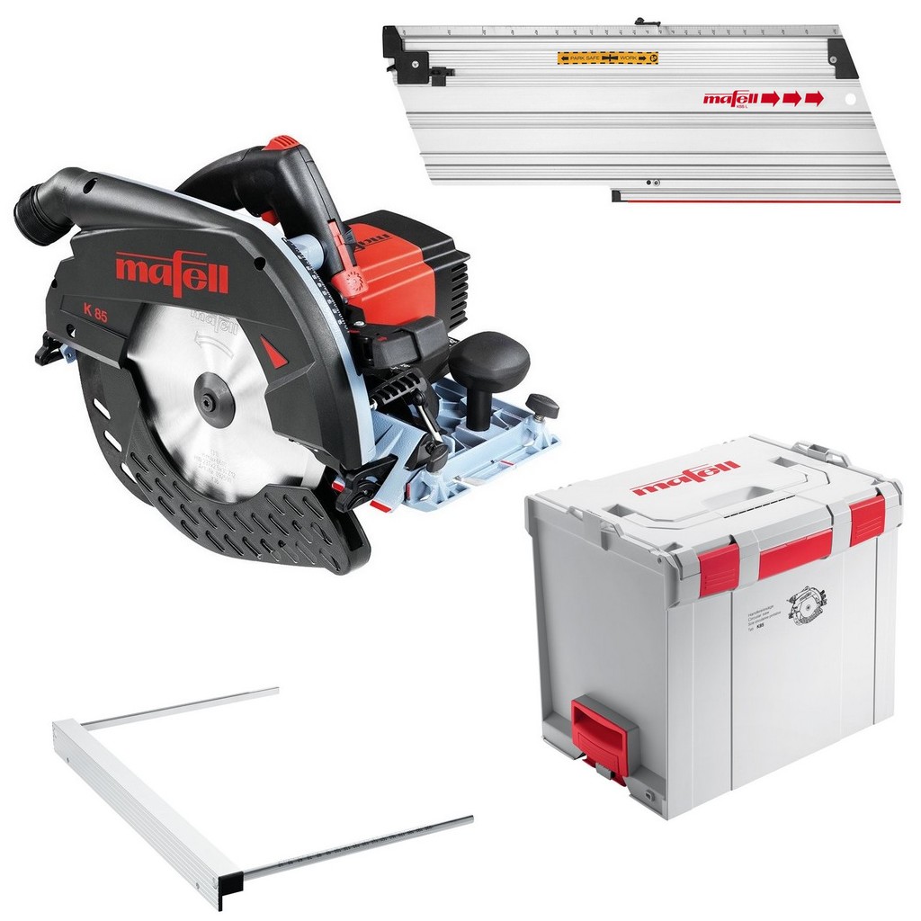Mafell Handkreissäge K 85 Ec LED 10 m Kabel + Führungseinrichtung L max. 370 mm Mafell Handkreissäge K 85 Ec LED 10 m Kabel + Führungseinrichtung L max. 370 mm