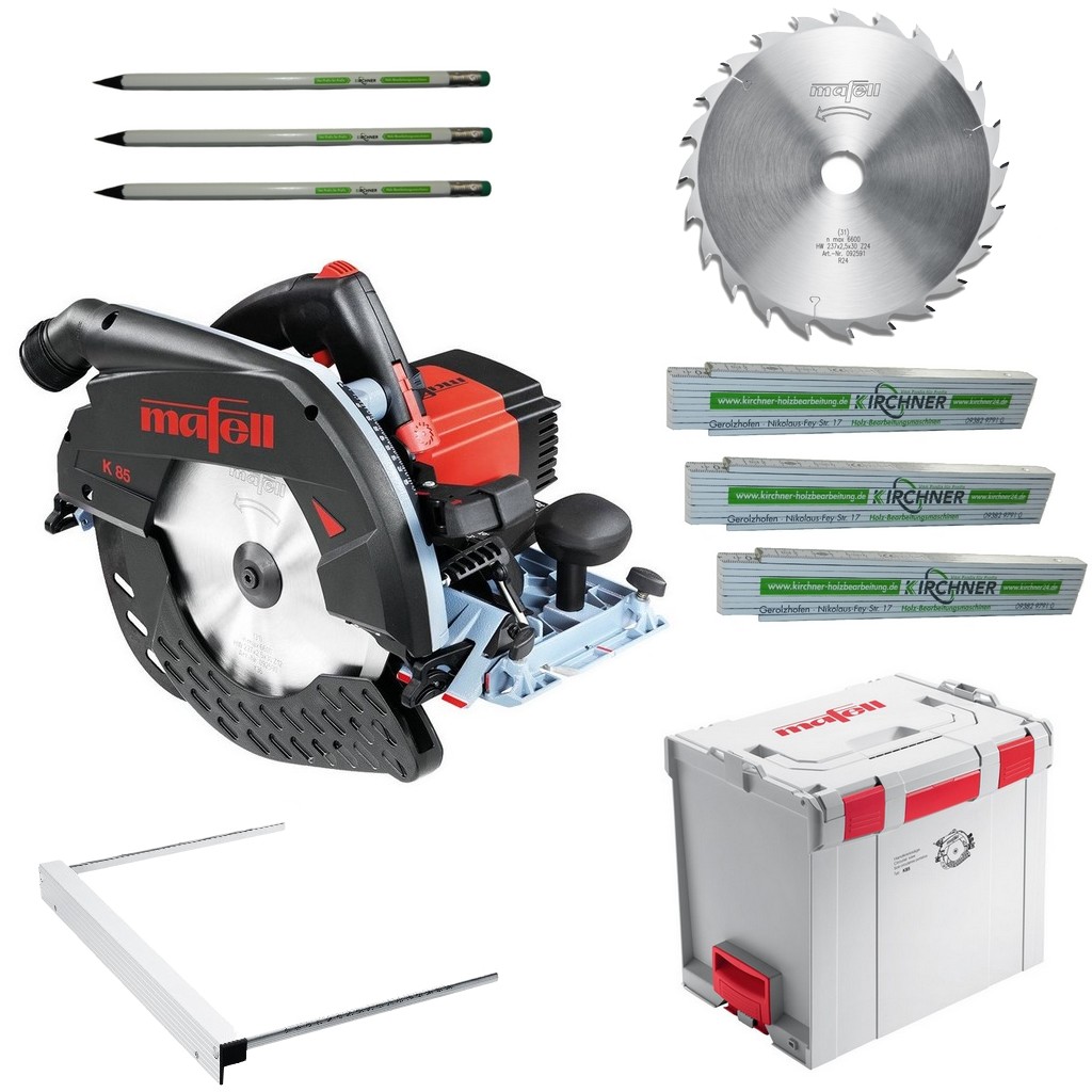 Mafell Handkreissäge K 85 Ec LED 10 m Kabel + HM-Blatt Z24 + Zollstockaktion Mafell Handkreissäge K 85 Ec LED 10 m Kabel + HM-Blatt Z24 + Zollstockaktion