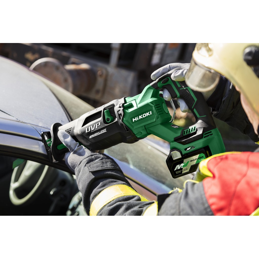 HiKoKi 36 V Akku Säbelsäge 3000 u/min für Holz Stahl Edelstahl Rohre CR36DAW4Z HiKoKi 36 V Akku Säbelsäge 3000 u/min für Holz Stahl Edelstahl Rohre CR36DAW4Z