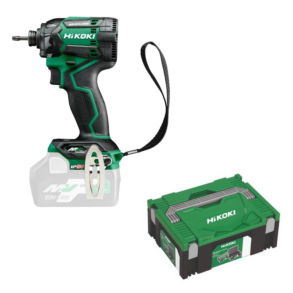 HiKoKi 36V Akku Schlagschrauber IP56 215 Nm Triple Hammer Systemkoffer WH36DCW2Z HiKoKi 36V Akku Schlagschrauber IP56 215 Nm Triple Hammer Systemkoffer WH36DCW2Z
