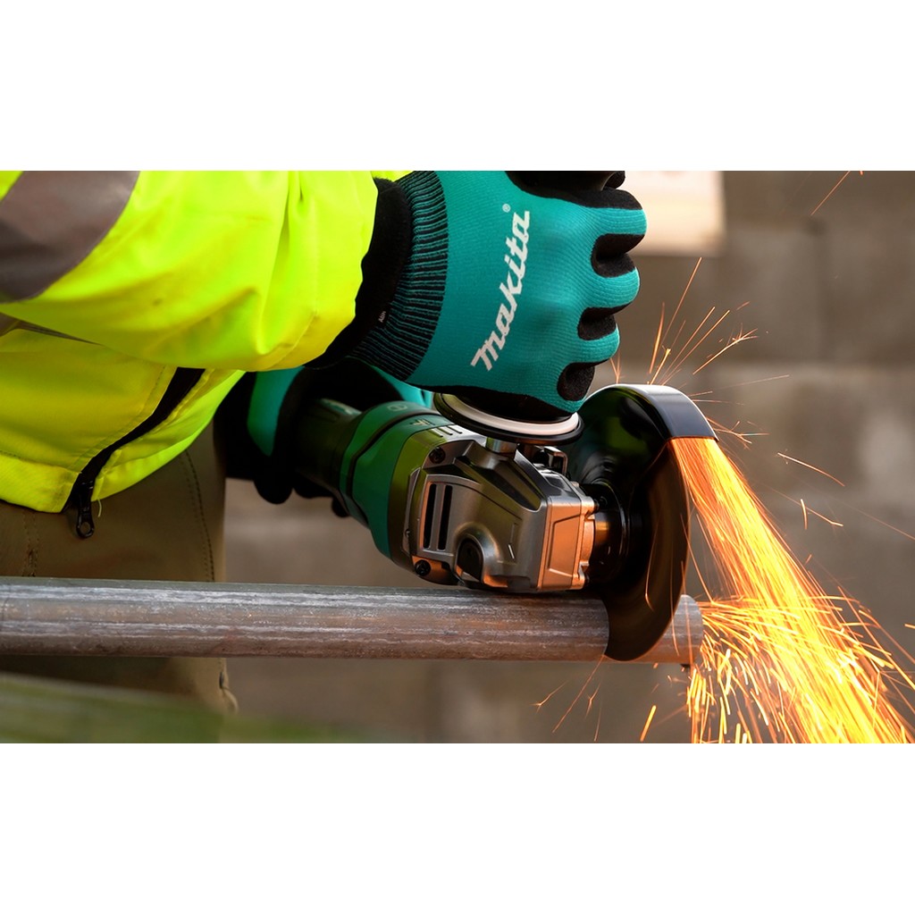 Makita Akku-Winkelschleifer Solo 40 V 125 mm Paddelschalter Motorbremse GA050GZ Makita Akku-Winkelschleifer Solo 40 V 125 mm Paddelschalter Motorbremse GA050GZ