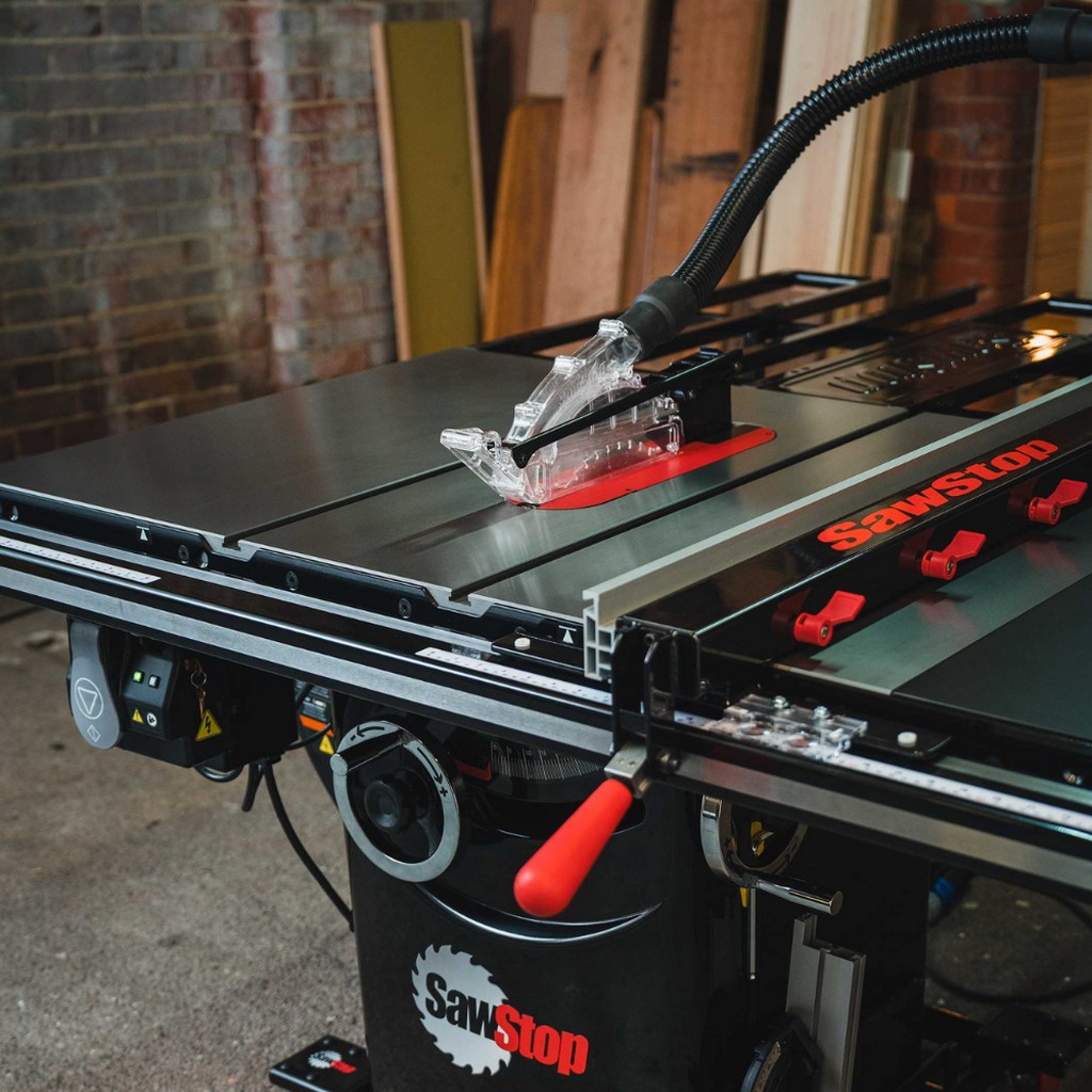 SawStop Tischkreissäge PCS 1300 mm Schwebendes Absaugrohr PCS31230-EU-52-FDC SawStop Tischkreissäge PCS 1300 mm Schwebendes Absaugrohr PCS31230-EU-52-FDC