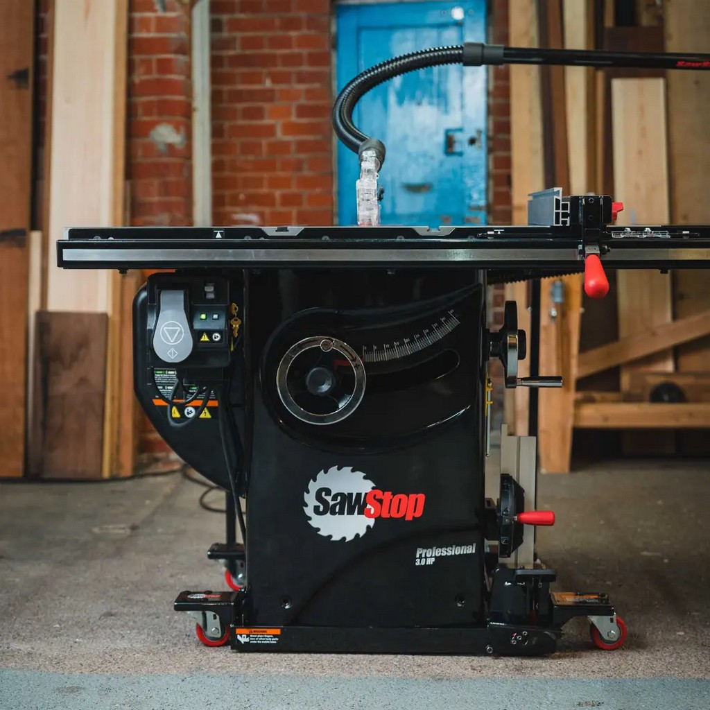 SawStop Tischkreissäge PCS 1300 mm Überarm-Staubabsaugung PCS31230-EU-52-ODC SawStop Tischkreissäge PCS 1300 mm Überarm-Staubabsaugung PCS31230-EU-52-ODC
