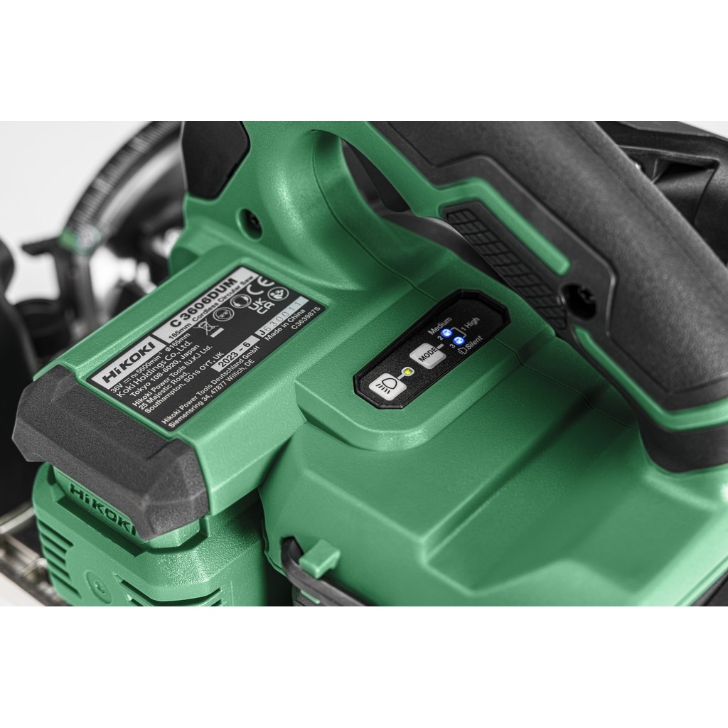 HiKoKi Akku-Handkreissäge Multivolt Solo 36V C3606DUMW2 + Führungsschiene 1600mm HiKoKi Akku-Handkreissäge Multivolt Solo 36V C3606DUMW2 + Führungsschiene 1600mm