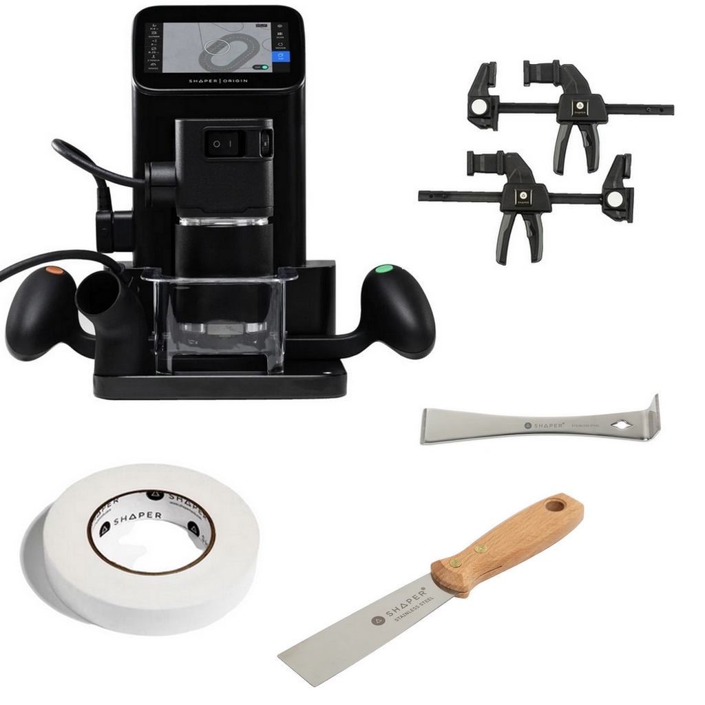 Shaper Origin SO2-EN Einhandzwingen Hebeleisen Schaber Klebeband Winteraktion Shaper Origin SO2-EN Einhandzwingen Hebeleisen Schaber Klebeband Winteraktion