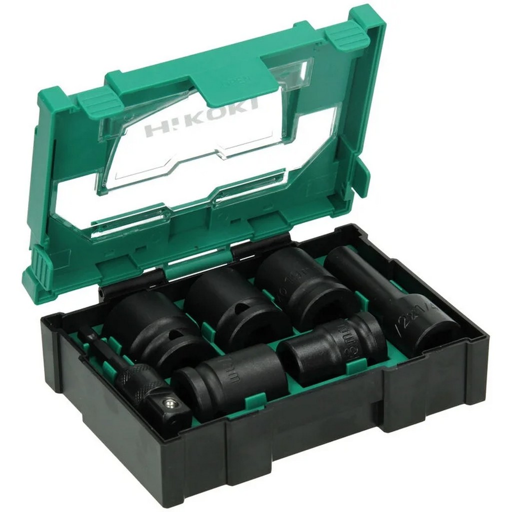 HiKoKi Akku-Schlagschrauber WR18DHW2Z + Steckschlüssel-Box+Akku+Schnellladegerät HiKoKi Akku-Schlagschrauber WR18DHW2Z + Steckschlüssel-Box+Akku+Schnellladegerät