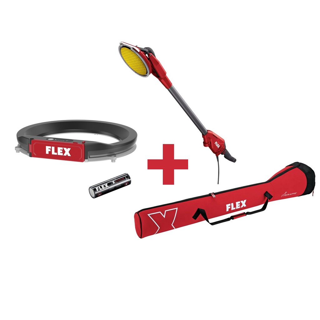 Flex Wand- u. Deckenschleifer GE 6 R-EC Nr. 530900 + LED Akku-Licht WL 1000 GE 6 Flex Wand- u. Deckenschleifer GE 6 R-EC Nr. 530900 + LED Akku-Licht WL 1000 GE 6