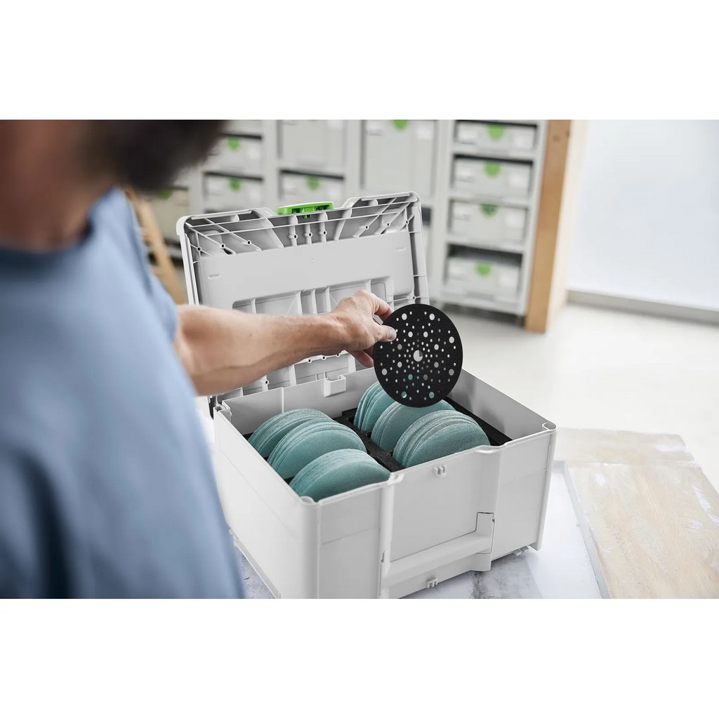 Festool Schleifmittel Systainer D150 GR NET SYS Granat 150 mm Durchmesser 578718 Festool Schleifmittel Systainer D150 GR NET SYS Granat 150 mm Durchmesser 578718