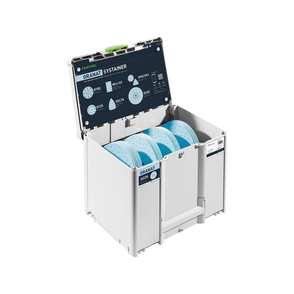 Festool Schleifmittel Systainer D225 GR SYS Granat Schleifscheiben 578281 Festool Schleifmittel Systainer D225 GR SYS Granat Schleifscheiben 578281