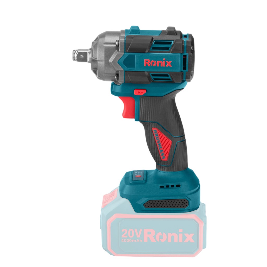 Ronix Akku Schlagschrauber 500Nm 1/2 Zoll LED für Makita 18 V Solo 8673C Ronix Akku Schlagschrauber 500Nm 1/2 Zoll LED für Makita 18 V Solo 8673C