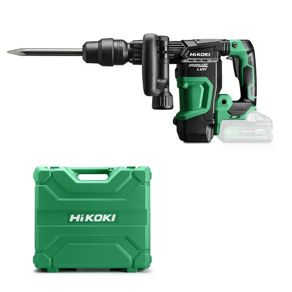 Hikoki Akku-Meißelhammer 36 V SDS Max 6,8 Joule mit LVH 12 Stufen H3641DAW2Z Hikoki Akku-Meißelhammer 36 V SDS Max 6,8 Joule mit LVH 12 Stufen H3641DAW2Z