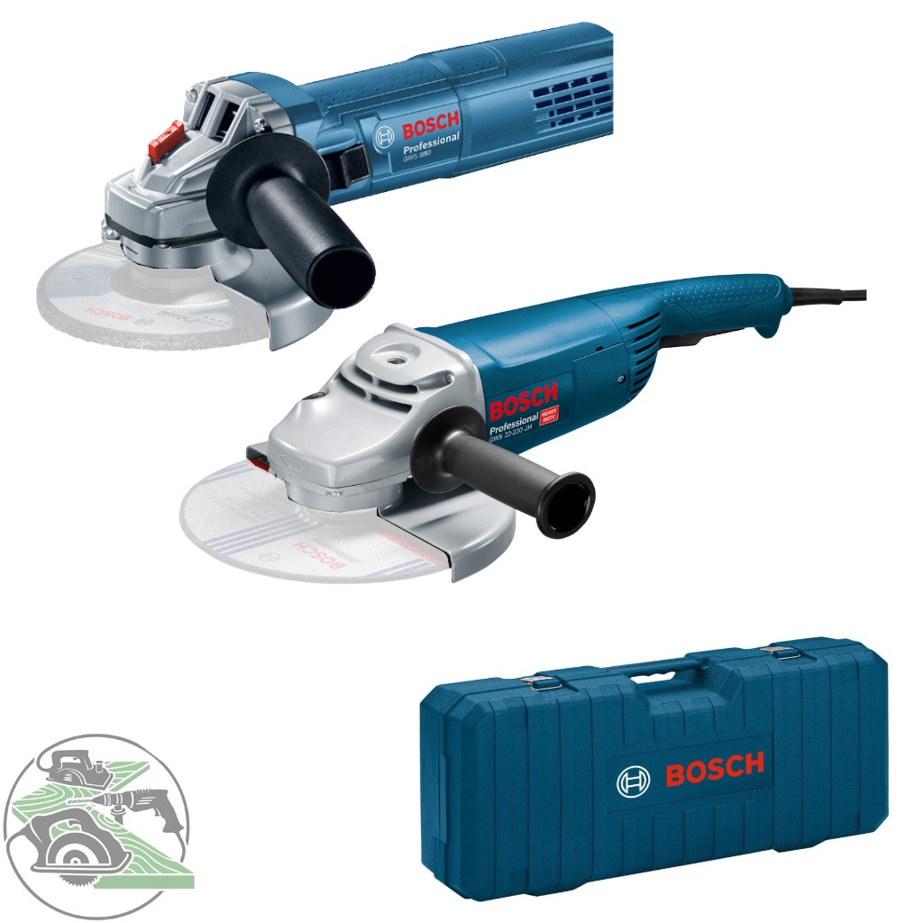 BOSCH Winkelschleifer-Set GWS 22-230 JH GWS 880 im Koffer 0615990K2J