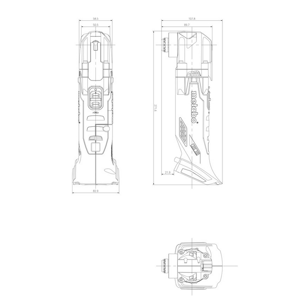 Metabo Akku Multitool MT 18 LTX 18 V im Metaloc + Zubehör CAS Akku System Mafell Metabo Akku Multitool MT 18 LTX 18 V im Metaloc + Zubehör CAS Akku System Mafell