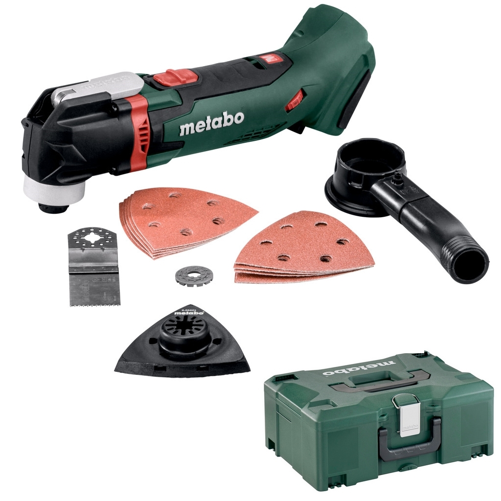 Metabo Akku Multitool MT 18 LTX 18 V im Metaloc + Zubehör CAS Akku System Mafell Metabo Akku Multitool MT 18 LTX 18 V im Metaloc + Zubehör CAS Akku System Mafell