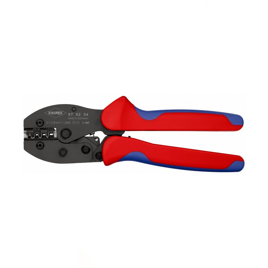 Knipex PreciForce Crimpzange für unisolierte offene Steckverbinder