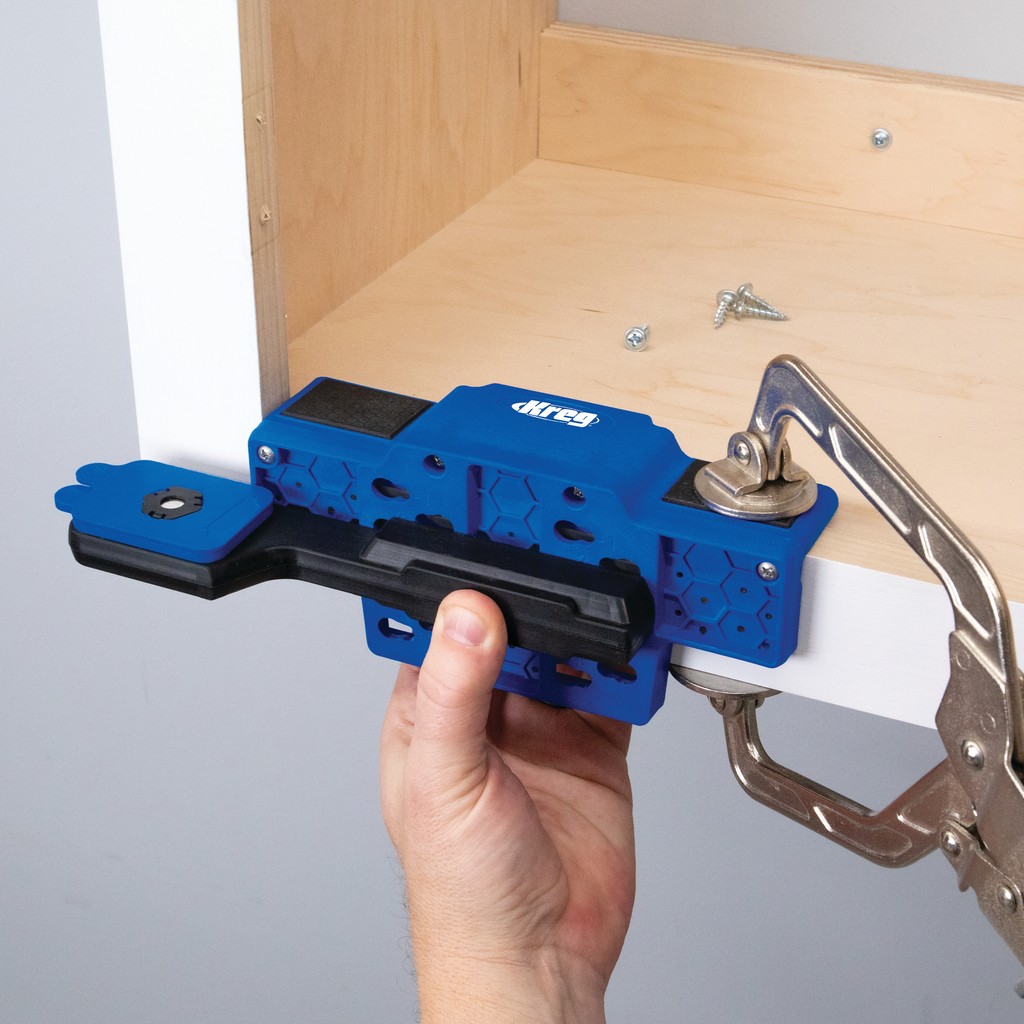 Kreg Montagevorrichtung für Schranktüren Installation Einbau Montage KHI-CDIJ Kreg Montagevorrichtung für Schranktüren Installation Einbau Montage KHI-CDIJ