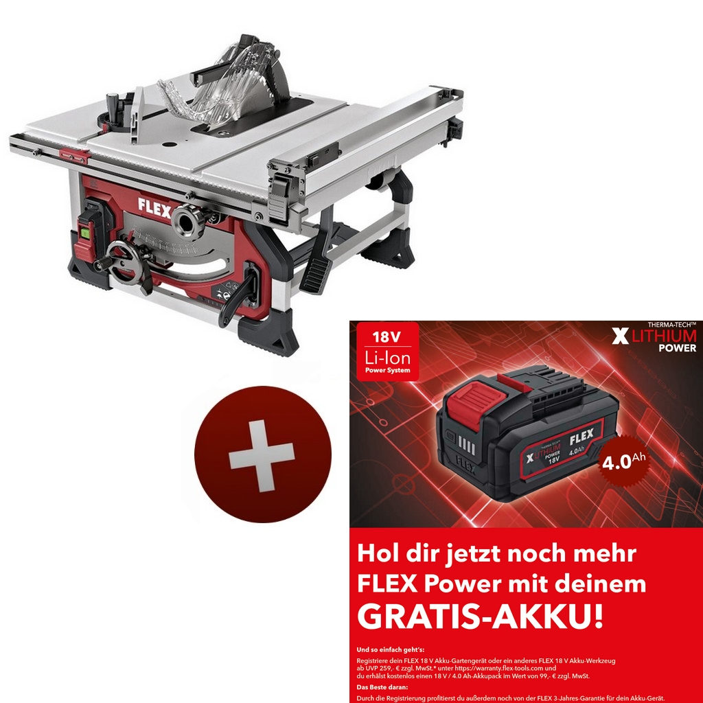 Flex Akku Tischkreissäge 18V TS 92 18-EC ohne Akku ohne Ladegerät 532591 Flex Akku Tischkreissäge 18V TS 92 18-EC ohne Akku ohne Ladegerät 532591