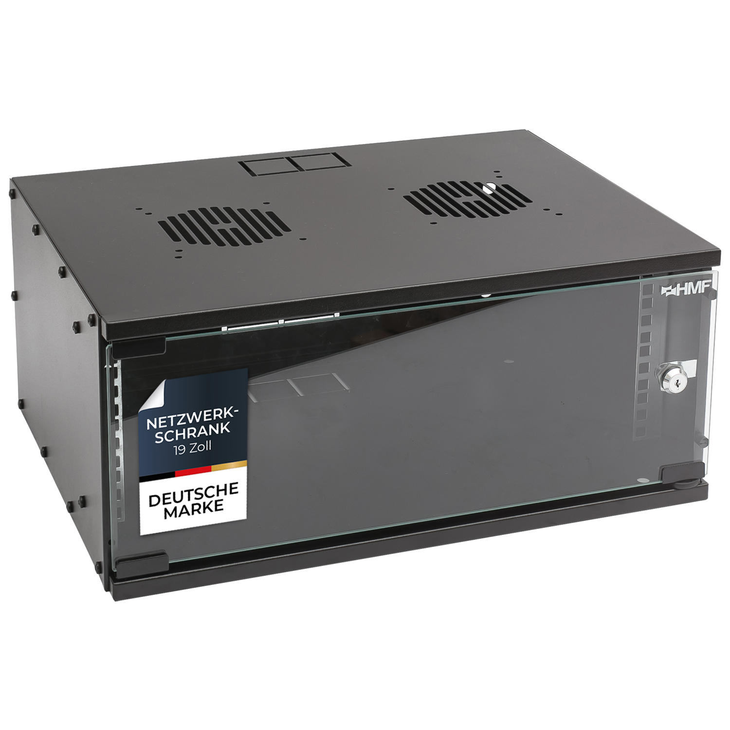 HMF 19" Serverschrank Netzwerkschrank 4HE 7HE 9HE 12HE Unmontiert - Foto 8