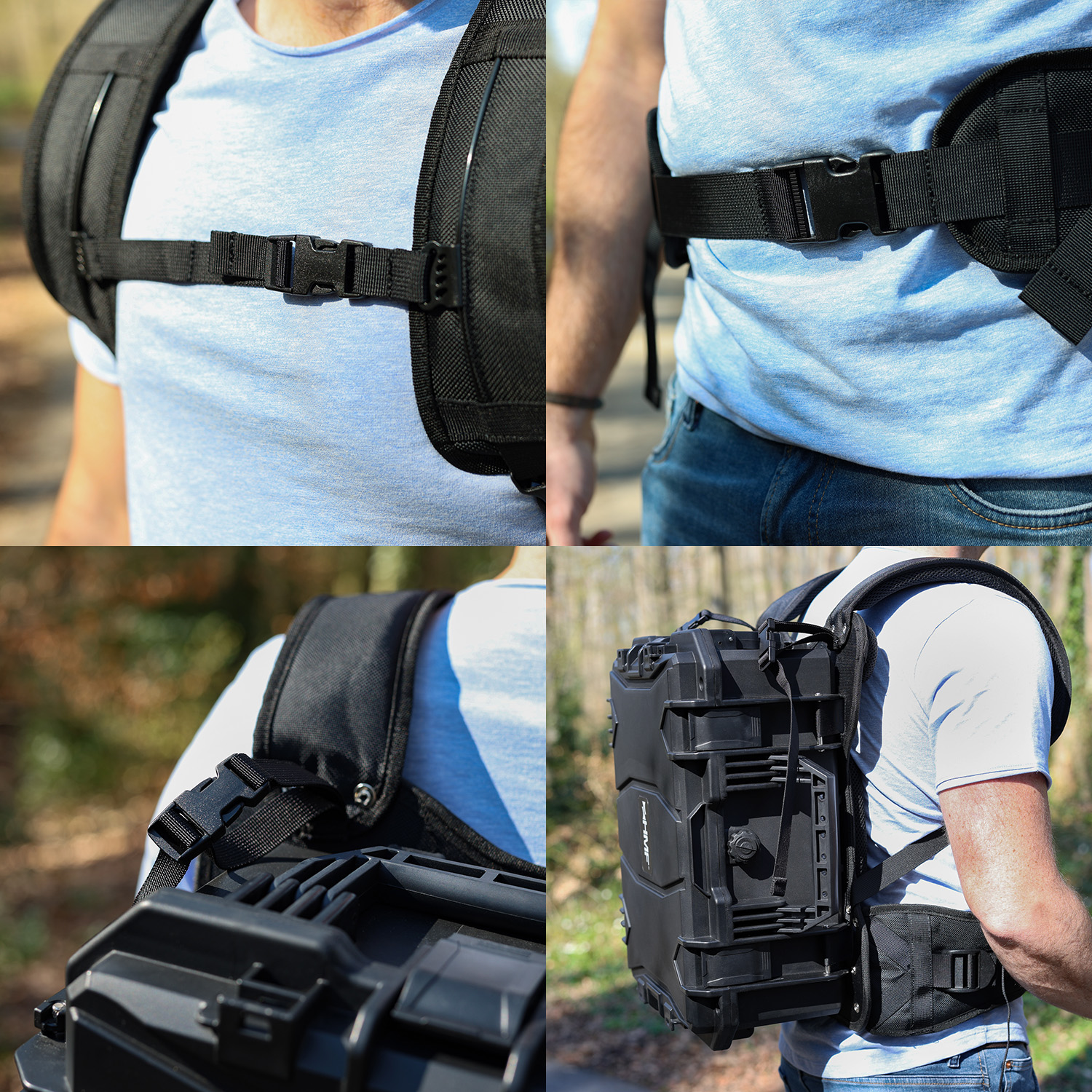 Outdoor Kamerarucksack Rasterschaumstoff, Fotorucksack gro, 47,5 x 38 x  22,5 cm | eBay.de