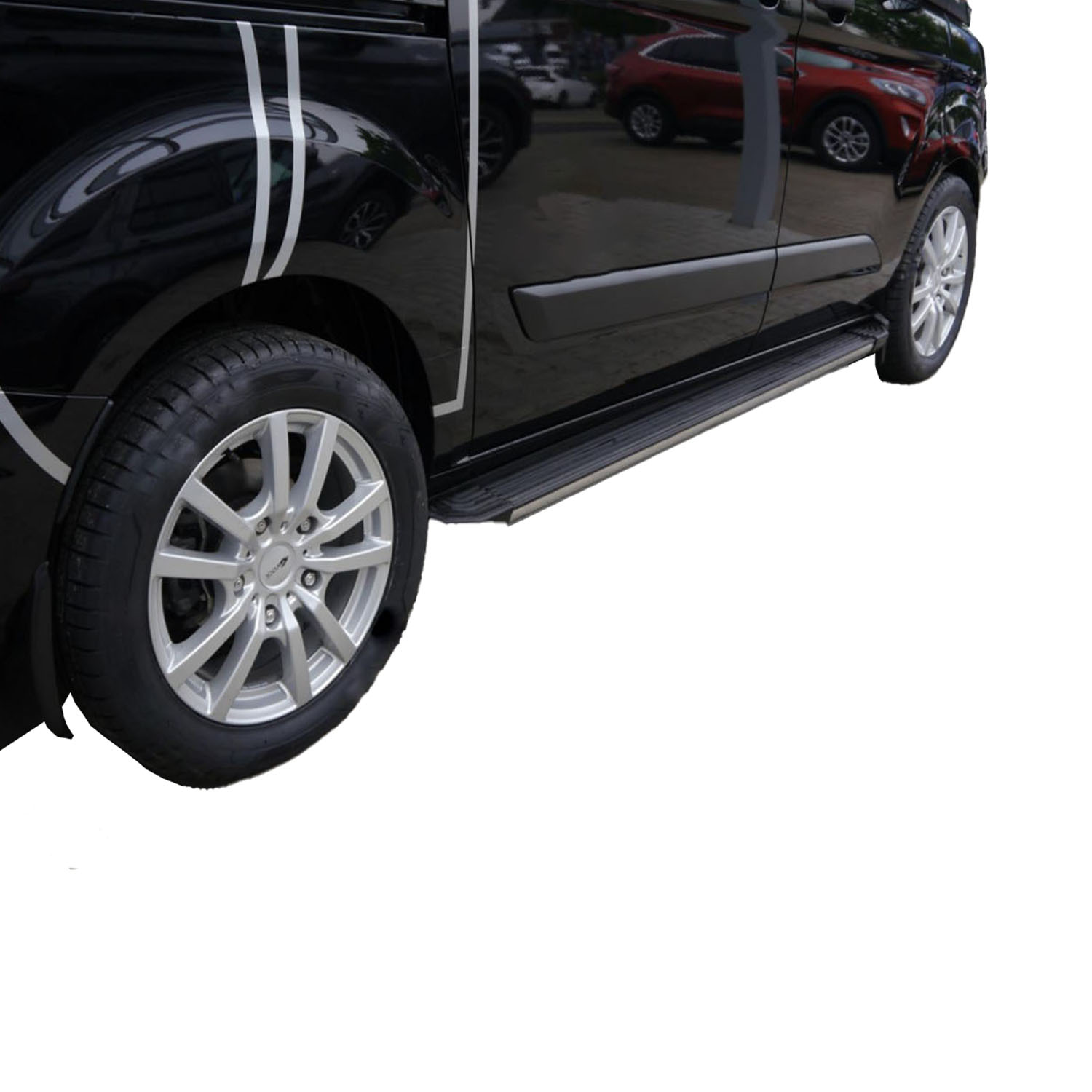 Alu Trittbretter für Ford Transit Tourneo Custom 2012-2020 L1 Kurzer 2