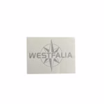 Westfalia / Windrosenschirtfzug H=130mm, silber 