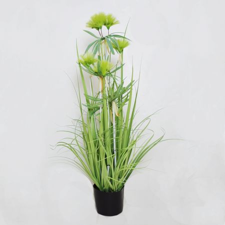 Dekopflanze Kunstgras im Topf 96cm grn Grserbschel Ziergras Grser |  Marabellas Shop