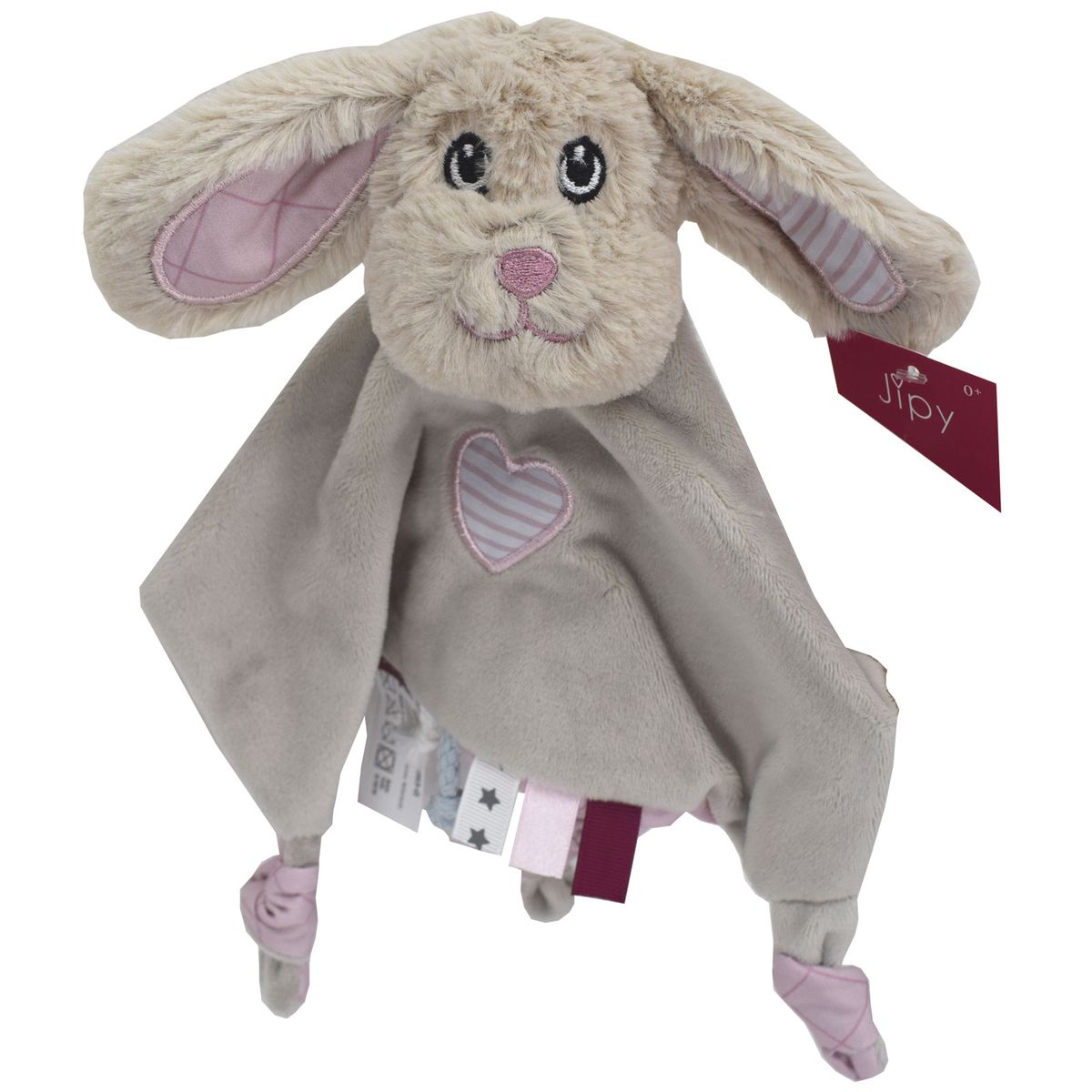 Nattou Schnuffeltuch Hund - Kuscheliges Spieltuch Mit Schnullerhalter