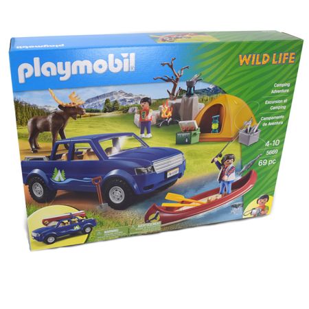 PLAYMOBIL Wild Life 5669 Camping Ausflug Pick-Up Truck mit