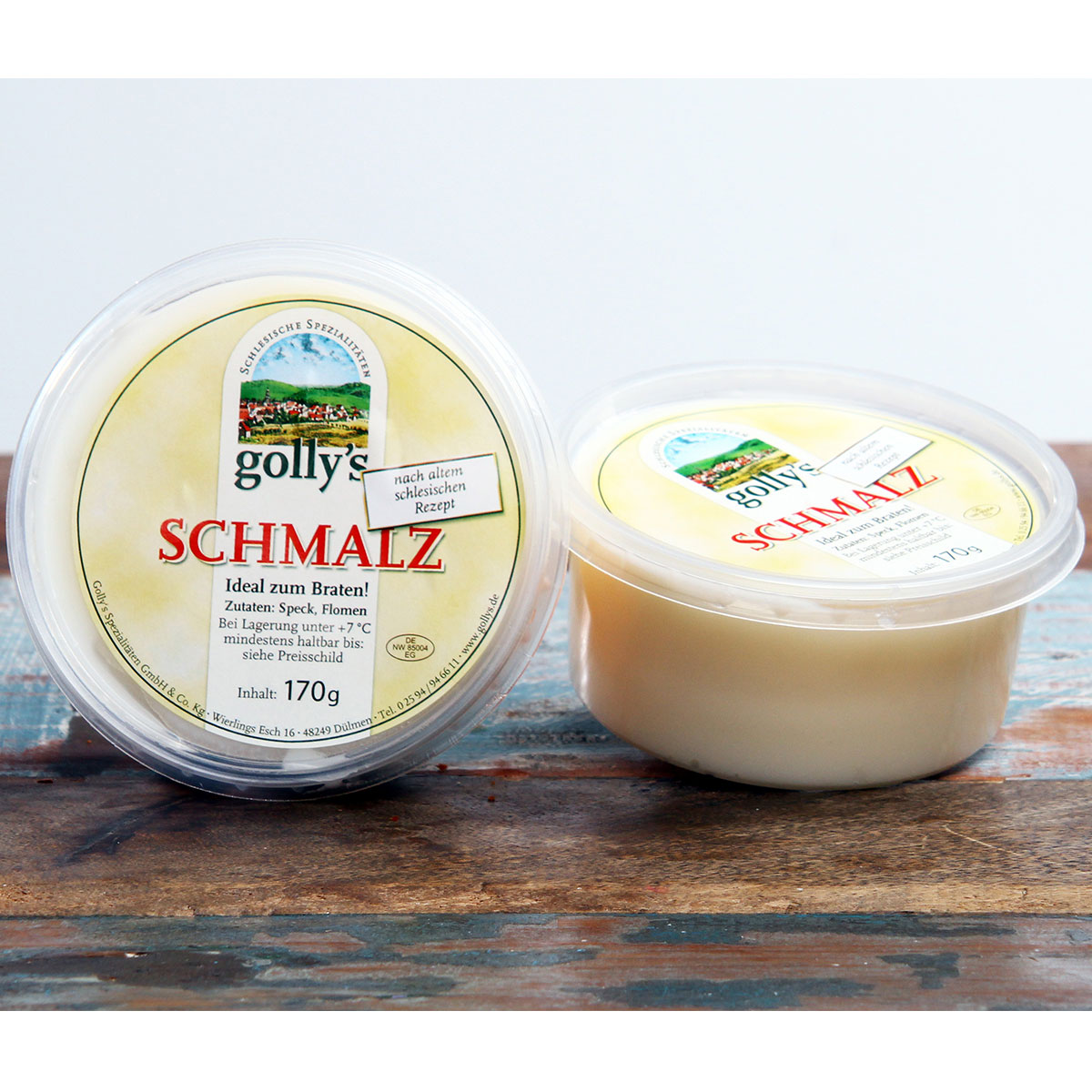 Schweineschmalz | golly's Onlineshop: Schlesische Spezialitäten & Polnische Lebensmittel