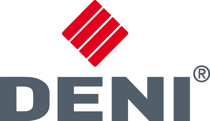 DENI Türtreibriegel VARIO DIN links / rechts silber eloxiert 