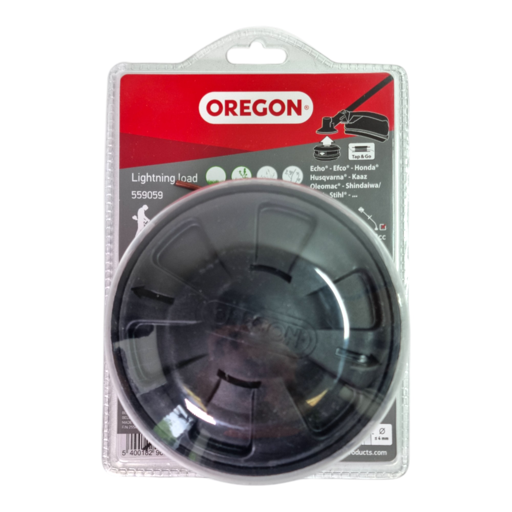 Oregon Lightning Load Fadenkopf Mähkopf 130 mm + 4x Adapter