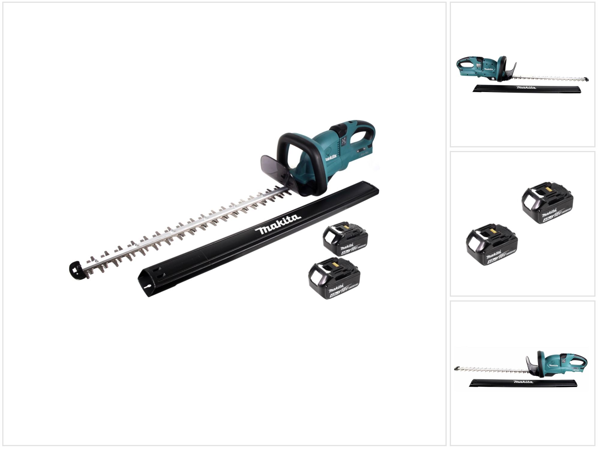 Makita DUH 651 RM Heckenschere 36V 65cm XPT Silent mit 2x 4,0 Ah Akku