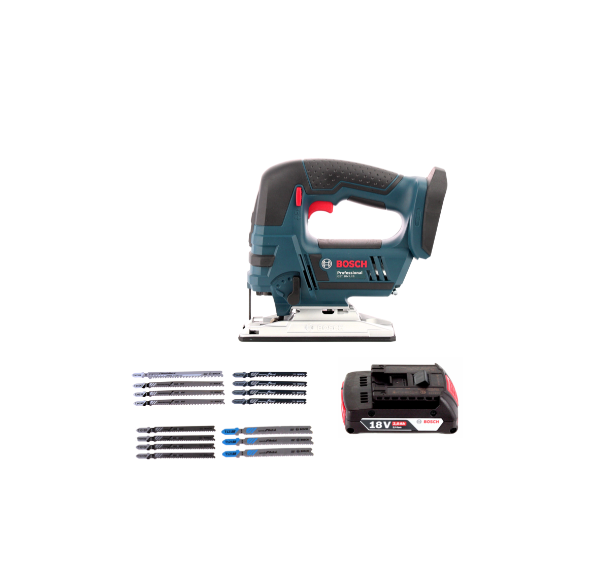 Bosch Gst 18 V Li S Akku Stichsage 18v Stichsageblatt Set 15tlg
