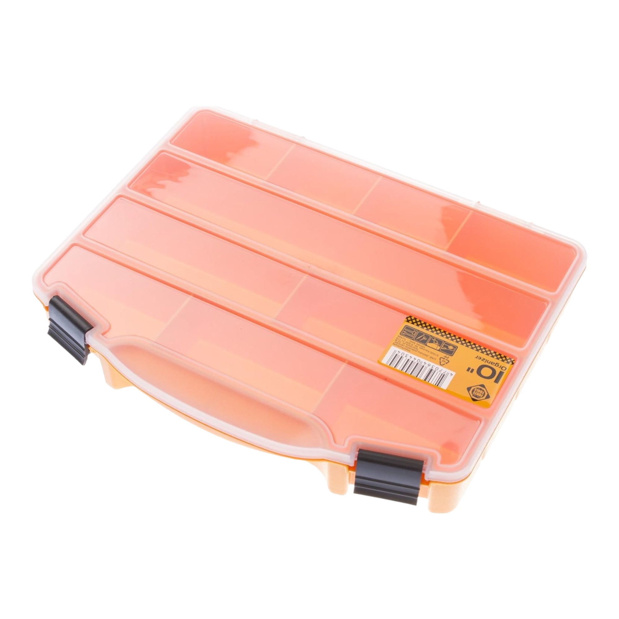 FORTE Tools Box ORG-10 Organizer Kleinteile Aufbewahrung ( 000051144705 )  251 x 200 x 44 mm mit 10 Fcher fr | DINOTECH e.K.