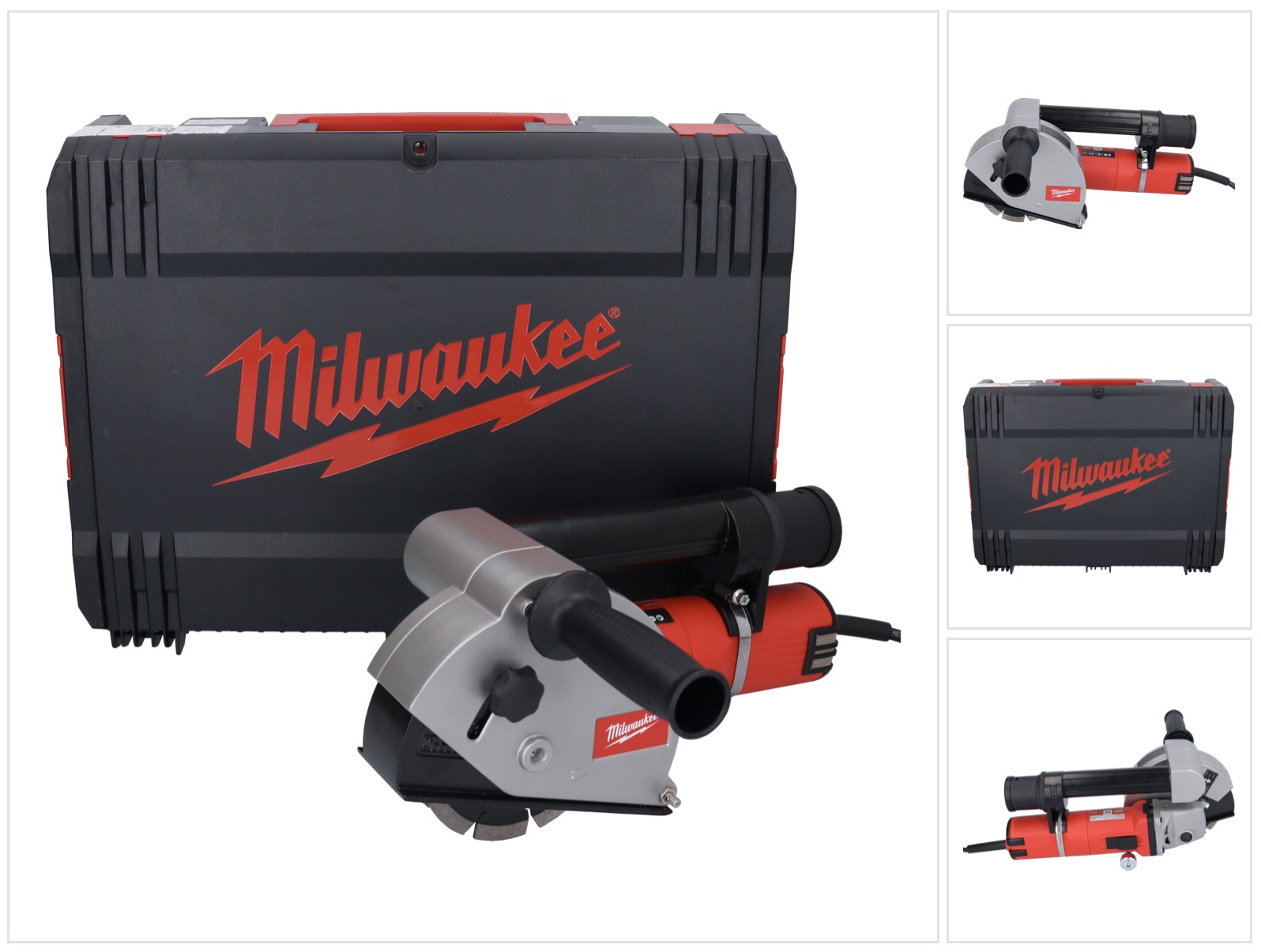 Milwaukee WCE 30 Mauernutfräse 1500 Watt 125 mm Brushless + HD Box  