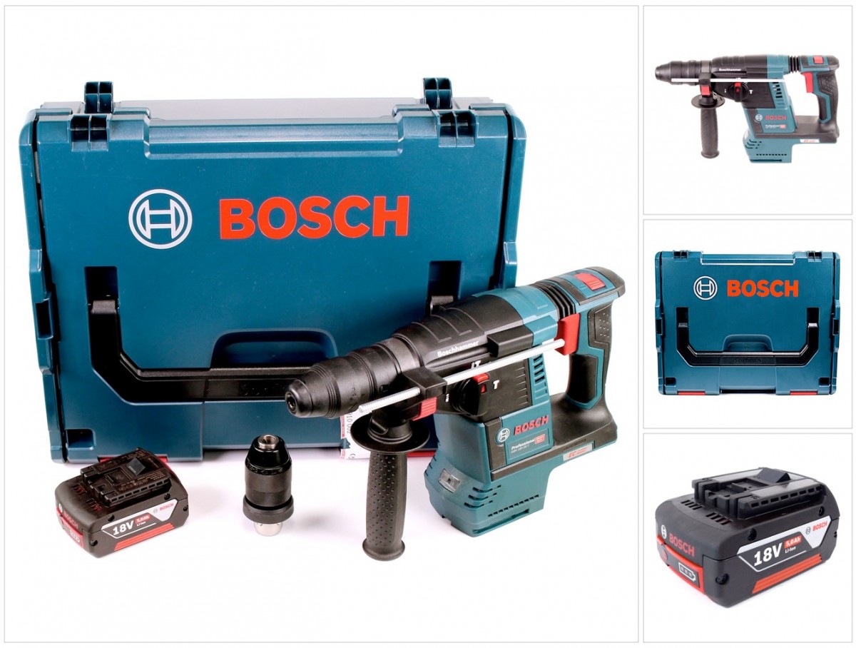 Bosch Gbh 18v 26 F Akku Bohrhammer 18v 2 6j 1x Akku 5 0ah In L Boxx Ebay