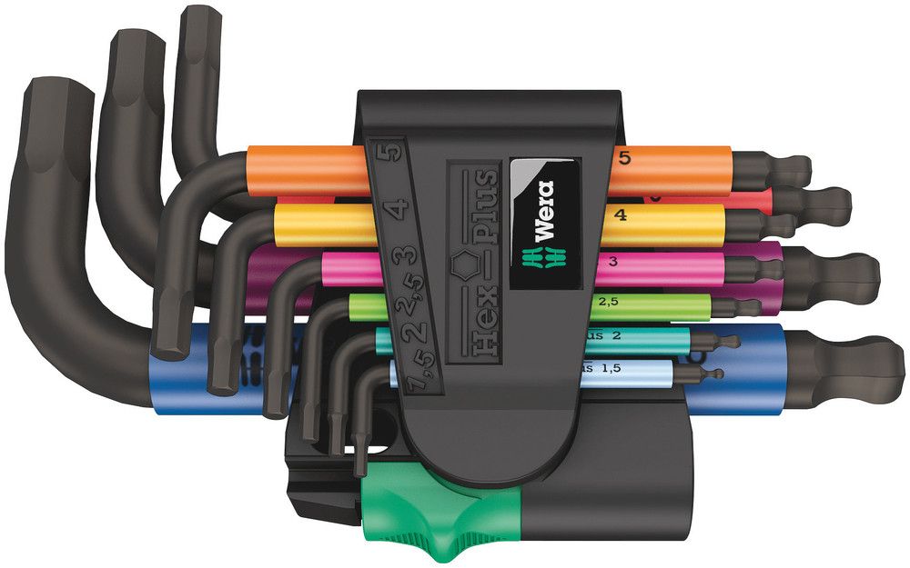 WERA Winkelschraubendrehersatz 950/9 9-teilig Kunststoffhalter 