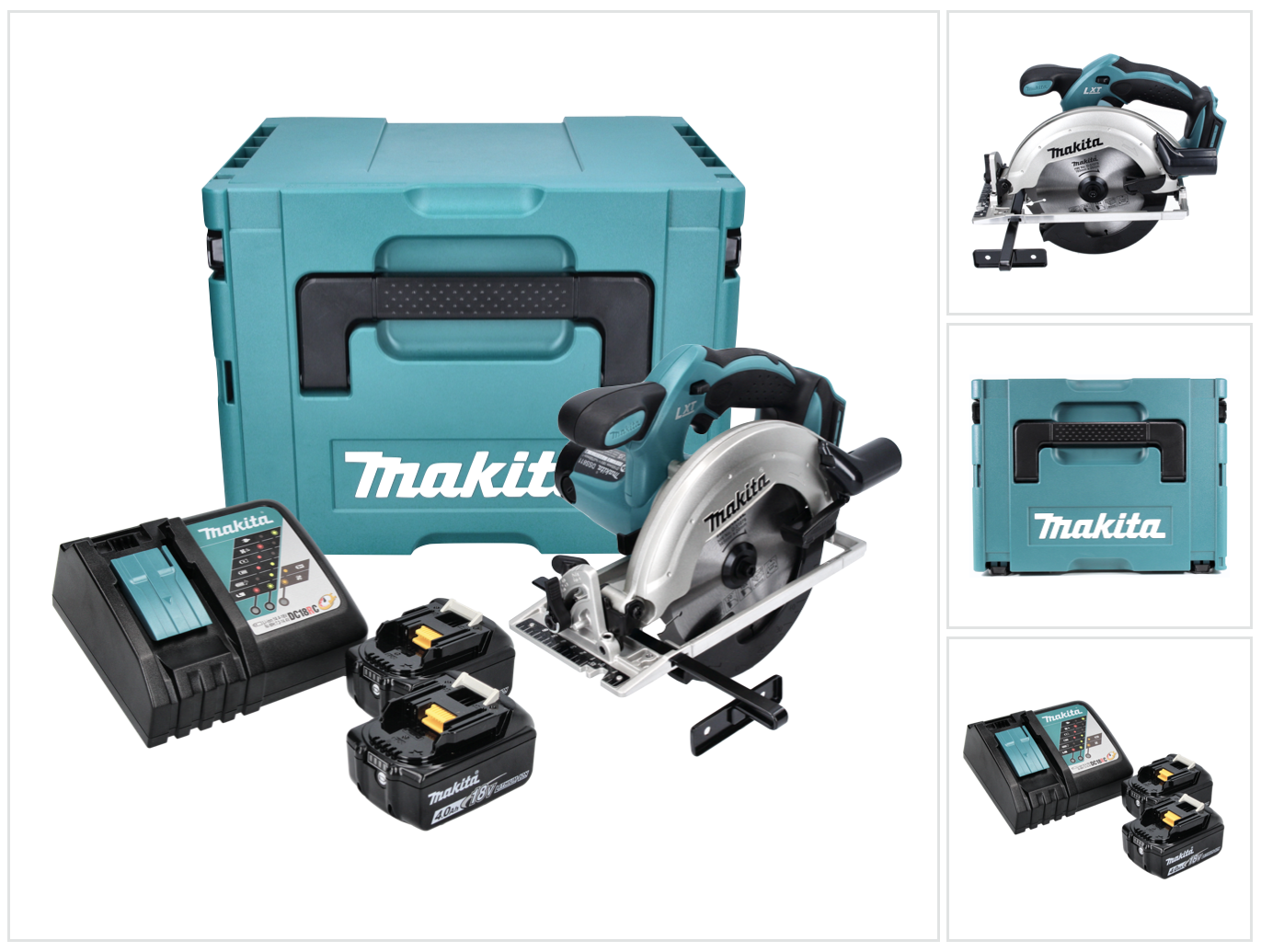 Makita DSS 611 RMJ Akku Handkreissage 18 V 165 mm 2x Akku 4 0 Ah Ladegerat Makpac DINOTECH e.K