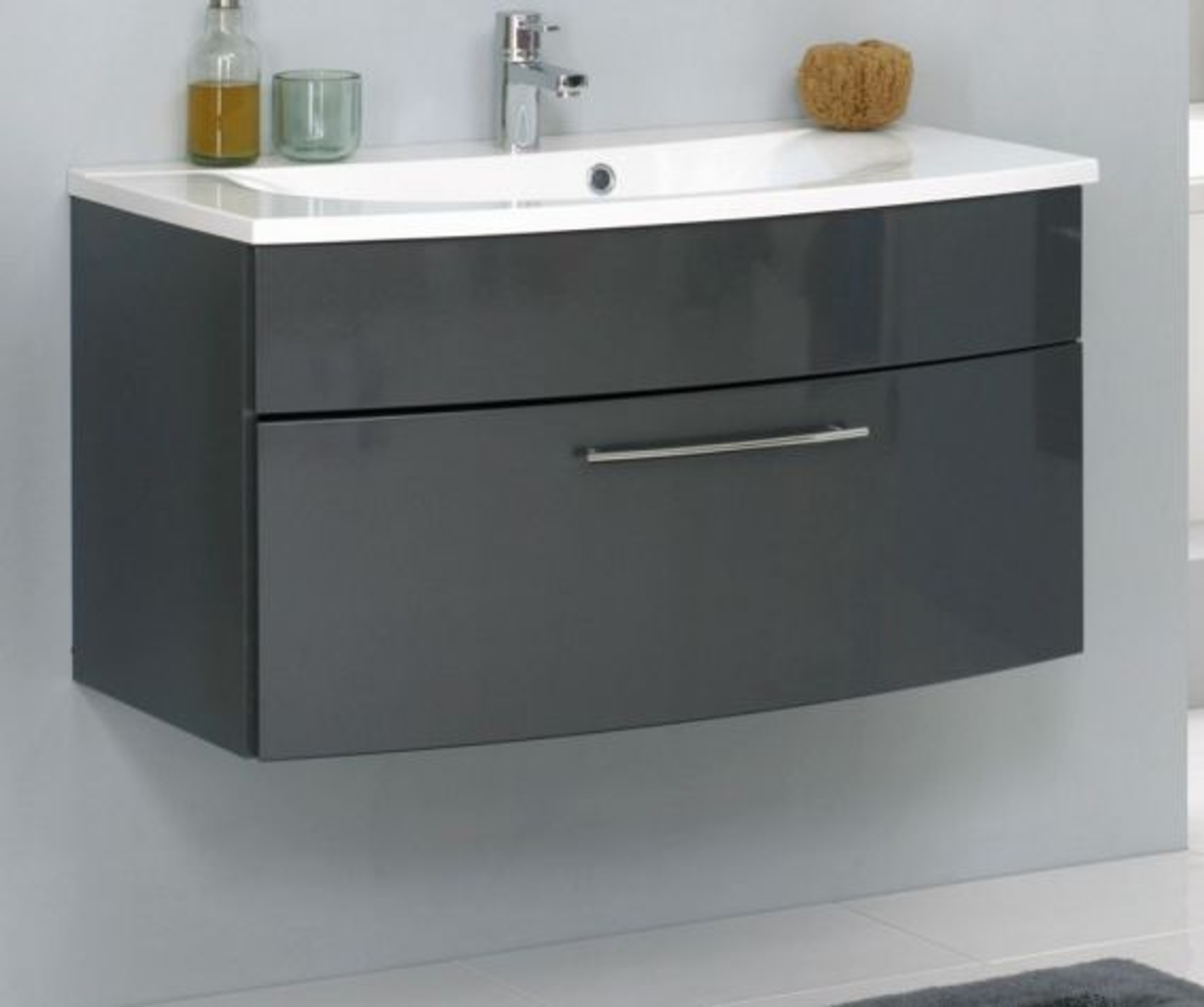 Laguna Loft Waschtischunterschrank mit Mineralgusswaschtisch 700