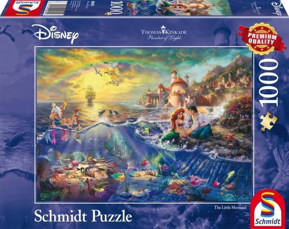 Puzzle Disney Kleine Meerjungfrau, Arielle 1000 Teile