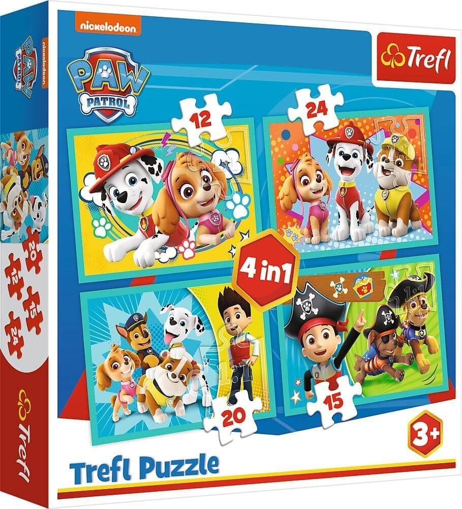 Paw Patrol 4 in 1 Puzzle