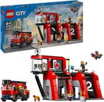 LEGO® | City Feuerwehrstation mit Drehleiterfahrzeug | 60414 | 5702017582962