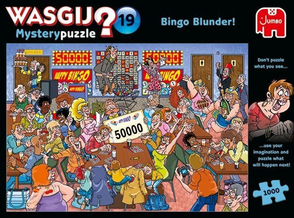 Wasgij 1000 Teile Puzzle Bingo-Betrug!