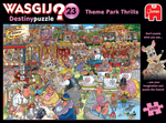 Wasgij 1000 Teile Puzzle Theme Park Thrills!